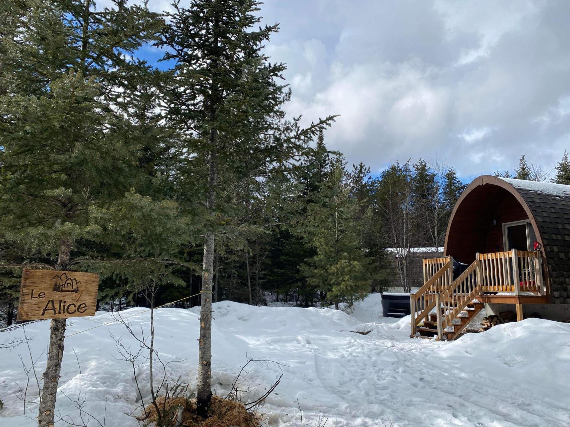 Chalet Alice A Louer Avec Spa Mauricie Сент-Алексис-де-Мон Экстерьер фото