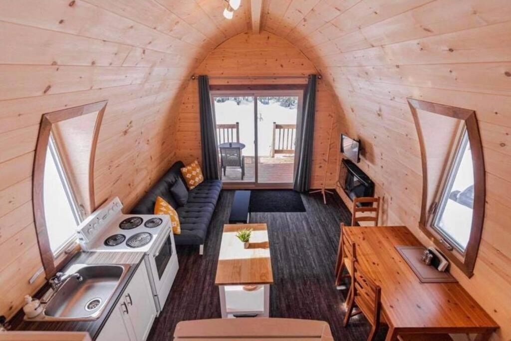 Chalet Alice A Louer Avec Spa Mauricie Сент-Алексис-де-Мон Экстерьер фото