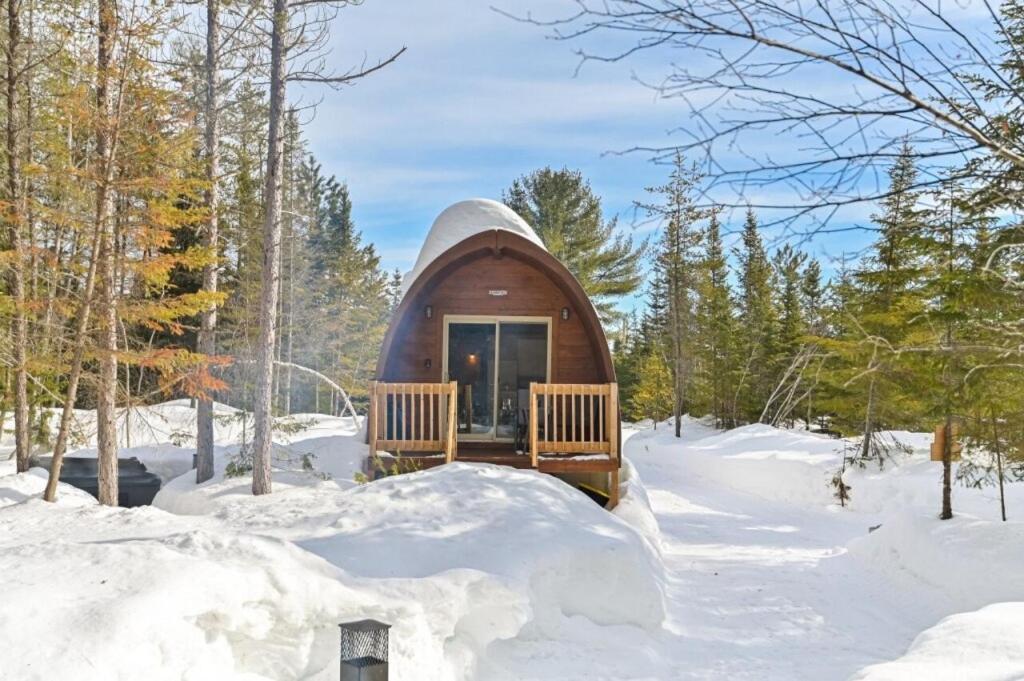 Chalet Alice A Louer Avec Spa Mauricie Сент-Алексис-де-Мон Экстерьер фото